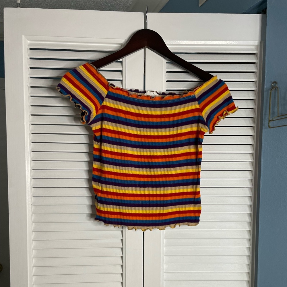Vintage-style Crop Top - VERY 70s